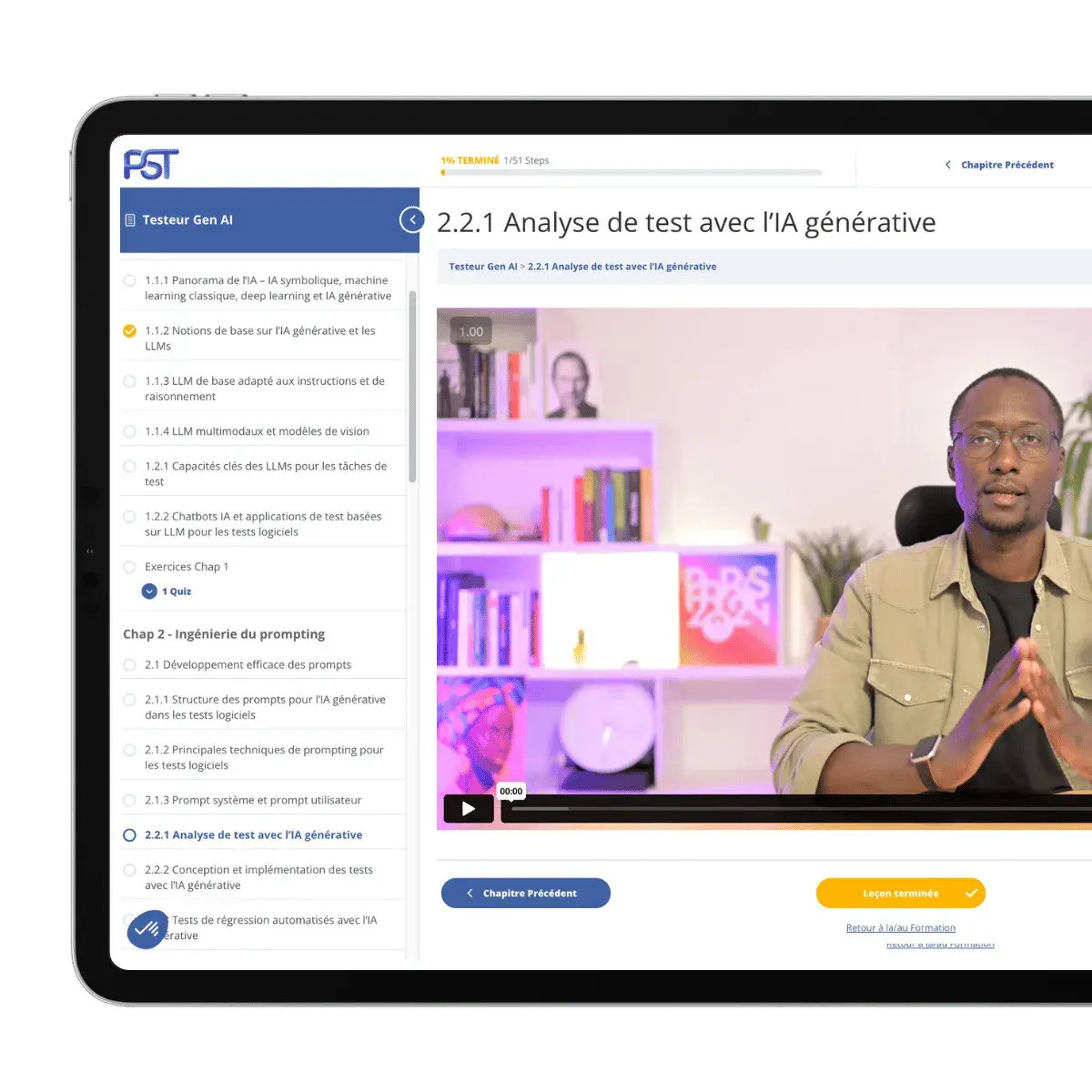 Apprentissage pratique